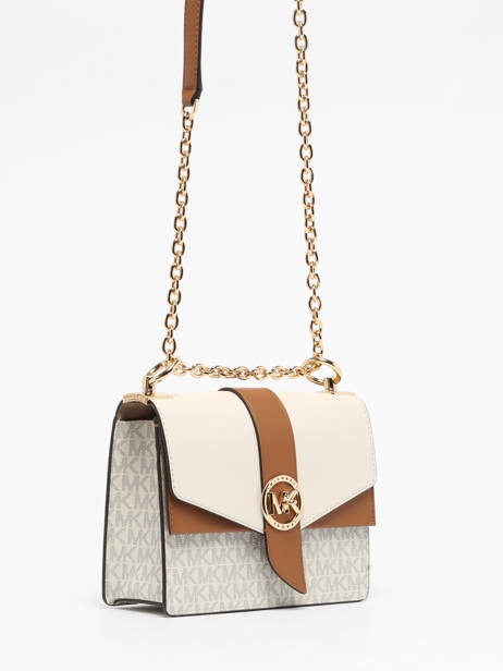 Sac Bandouliere Greenwich Cuir Michael kors Blanc greenwich S1GGRC0B vue secondaire 2