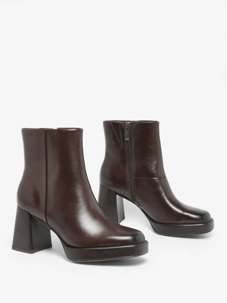 Bottines à Talon En Cuir Tamaris Rouge women 41 vue secondaire 3