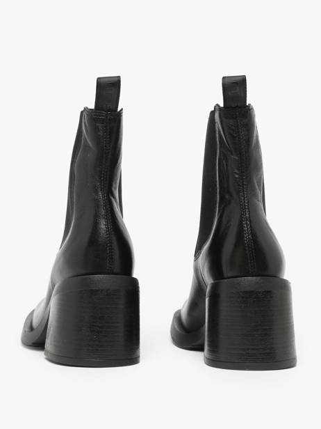 Chelsea Boots à Talon En Cuir Mjus Noir women T77204 vue secondaire 4