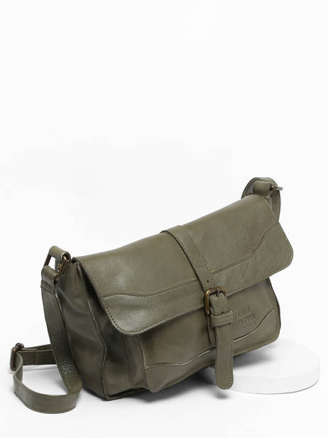 Sac Bandoulière Cow Cuir Basilic pepper Vert cow BCOW60 vue secondaire 2