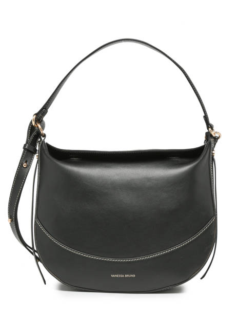 Sac Porté épaule Daily Cuir Vanessa bruno Noir daily 85V40870