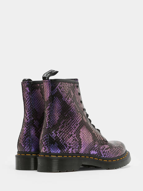 Bottines 1460 Viper En Cuir Dr martens Violet women 31027719 vue secondaire 3