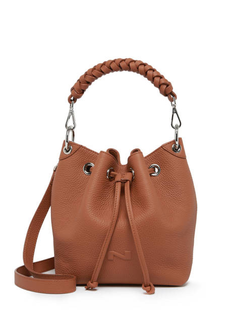 Sac Bourse Small Zola Cuir Nathan baume Marron cruise 55