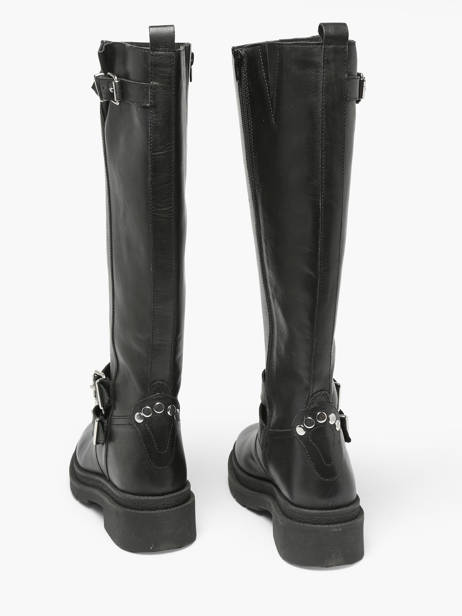 Bottes Bennie En Cuir Ps poelman Noir women BENNIE07 vue secondaire 2