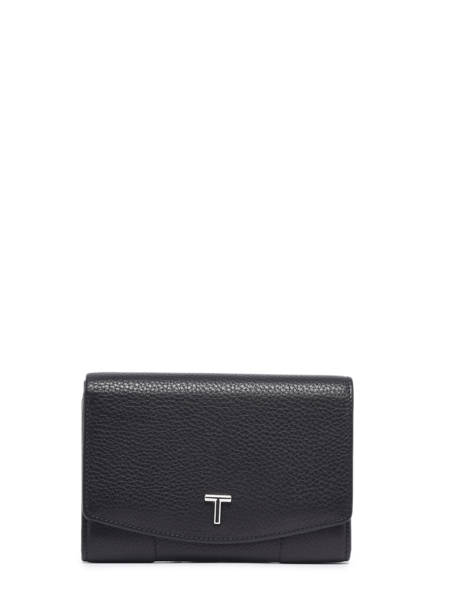 Petit Portefeuille Zippé Romy Cuir Le tanneur Noir romy TROM3300