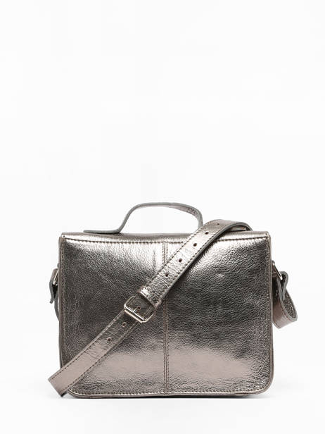 Sac  Mademoiselle George Cuir Paul marius Gris vintage GEORGE vue secondaire 4