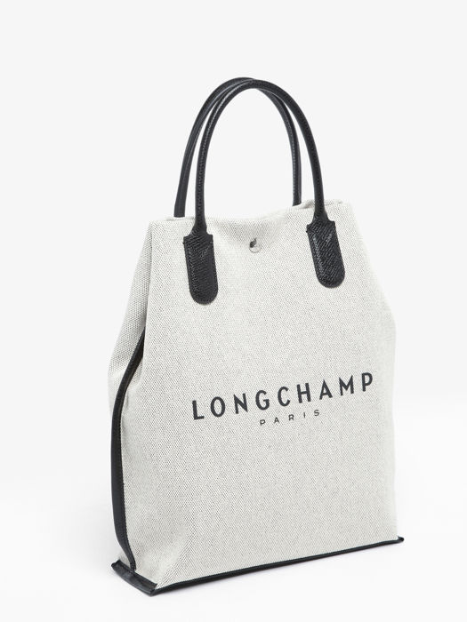 Longchamp Essential toile Sacs porté main Blanc