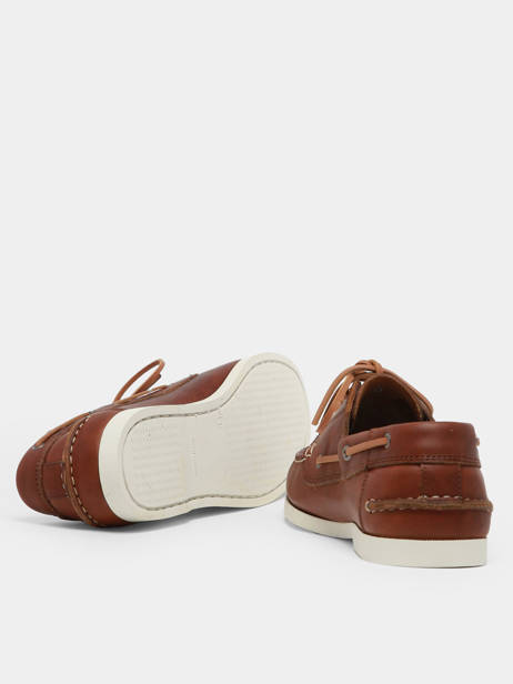 Chaussures Bateau En Cuir Redskins Marron men ORLAND vue secondaire 2