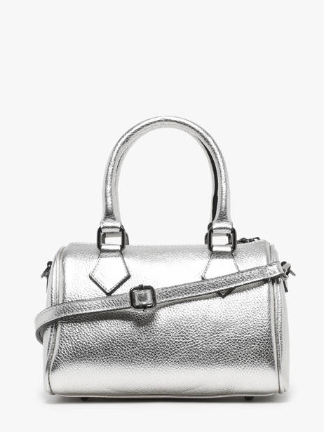 Sac Porté Main Caviar Cuir Milano Argent caviar CA23115 vue secondaire 4