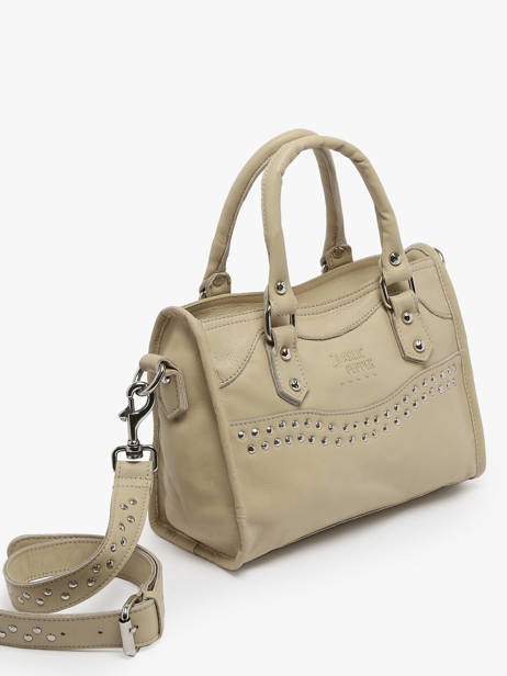 Sac Bandoulière Glam Cuir Basilic pepper Beige glam BGLA72 vue secondaire 2