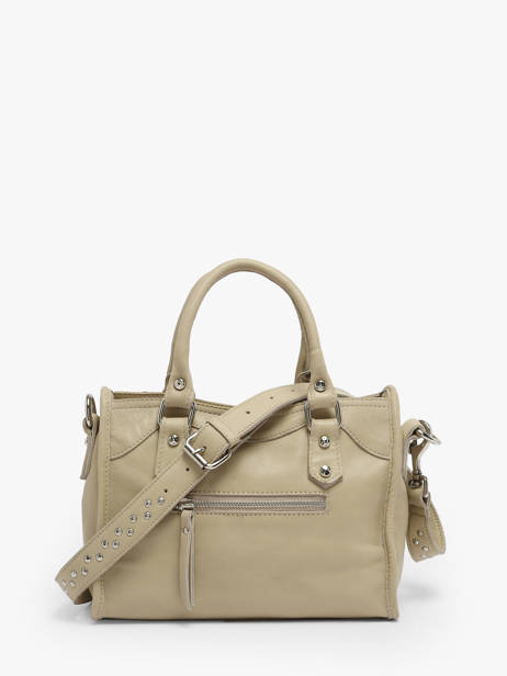 Sac Bandoulière Glam Cuir Basilic pepper Beige glam BGLA72 vue secondaire 4