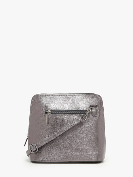 Sac Bandoulière Nine Cuir Milano Gris nine NI23117N vue secondaire 4