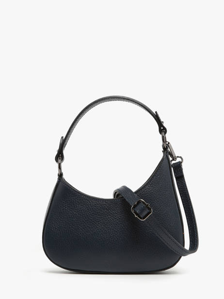 Sac Bandoulière Caviar Cuir Milano Bleu caviar CA23118 vue secondaire 4