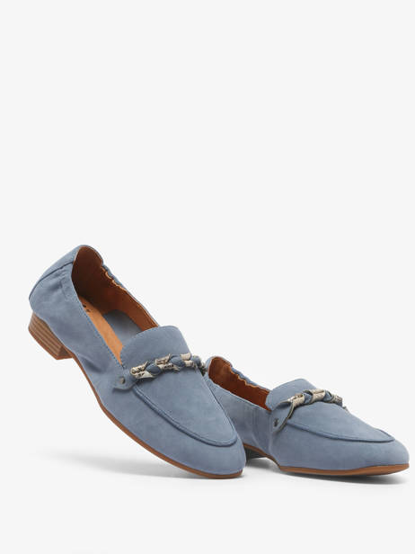 Mocassins Zanga En Cuir Mam'zelle Bleu women CSIRK28 vue secondaire 2