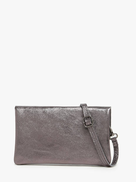 Sac Bandoulière Nine Cuir Milano Gris nine NI23067 vue secondaire 4