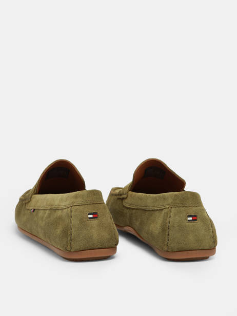 Mocassins En Cuir Tommy hilfiger Vert men 4998MSD vue secondaire 3