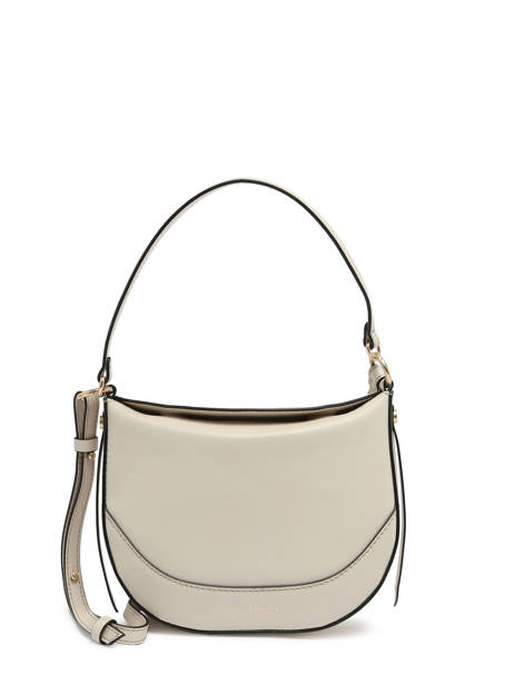 Sac Bandoulière Daily Cuir Vanessa bruno Beige daily 85V40871 vue secondaire 2