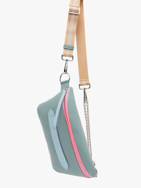 Sac Ceinture Neufmille Cuir Vernis Froissé Marie martens Bleu neufmille VGF vue secondaire 2