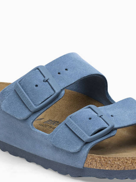 Mules Arizona En Cuir Birkenstock Bleu women 1026820 vue secondaire 1