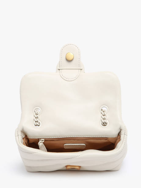 Sac Bandoulière Love Bag Puff Cuir Pinko Blanc love bag puff A1JO vue secondaire 3