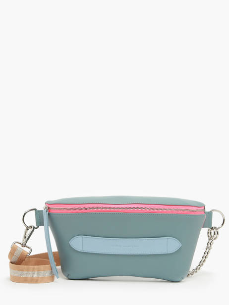 Sac Ceinture Neufmille Cuir Vernis Froissé Marie martens Bleu neufmille VGF