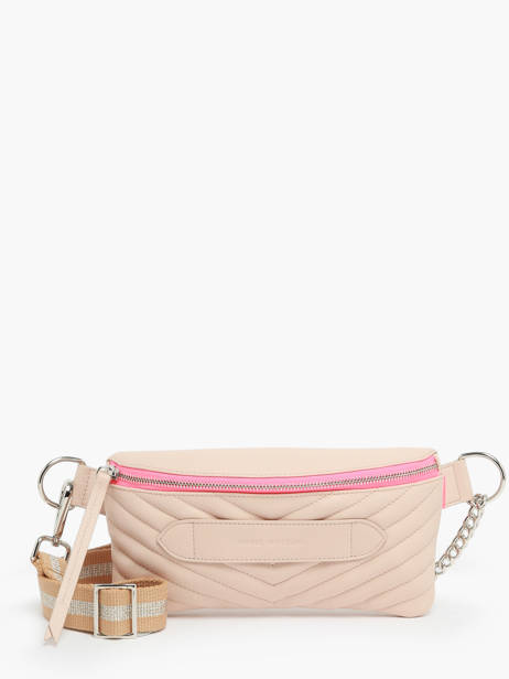 Sac Ceinture Coachella Matelassé Cuir Marie martens Beige coachella VLQ