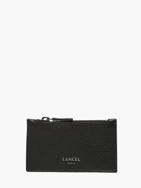 Porte-cartes Zippé Côme Cuir Lancel Noir come A12879