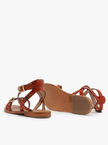 Sandales Hepana En Cuir Les tropeziennes Rouge women HEPANA vue secondaire 4