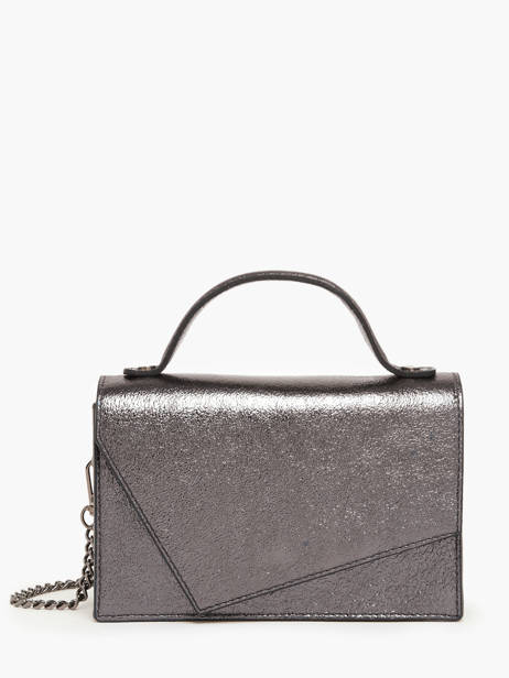 Sac Bandoulière Nine Cuir Milano Gris nine NI23111