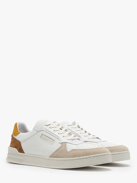 Sneakers En Cuir Redskins Blanc men TOSCAN vue secondaire 4