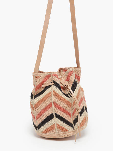 Sac BandouliÃ¨re Cabas Jute Vanessa bruno Multicolore cabas 37V40769 vue secondaire 2