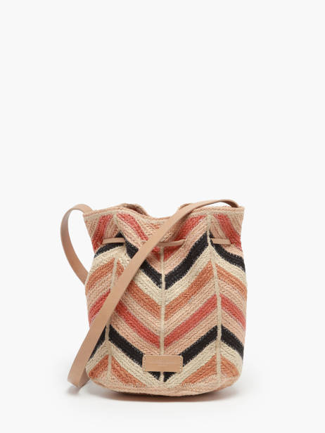 Sac BandouliÃ¨re Cabas Jute Vanessa bruno Multicolore cabas 37V40769 vue secondaire 4