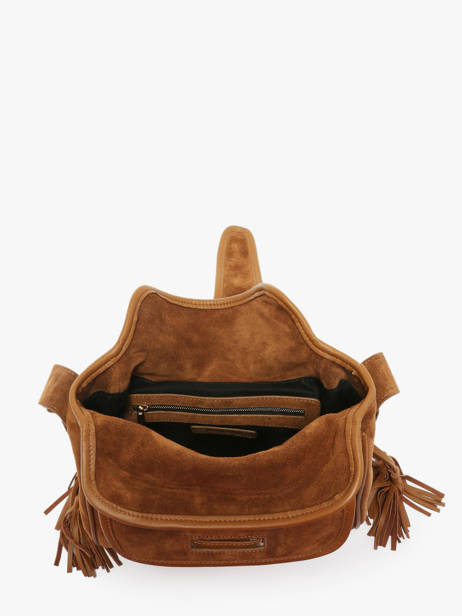 Sac Bandoulière Jim Cuir Great by sandie Beige jim LAM vue secondaire 3