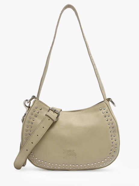 Sac Bandoulière Glam Cuir Basilic pepper Beige glam BGLA69