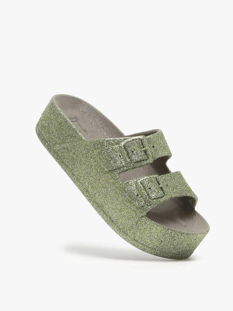 Claquettes Caipirinha Glitter Cacatoes Multicolore accessoires CAIPIRIN vue secondaire 1