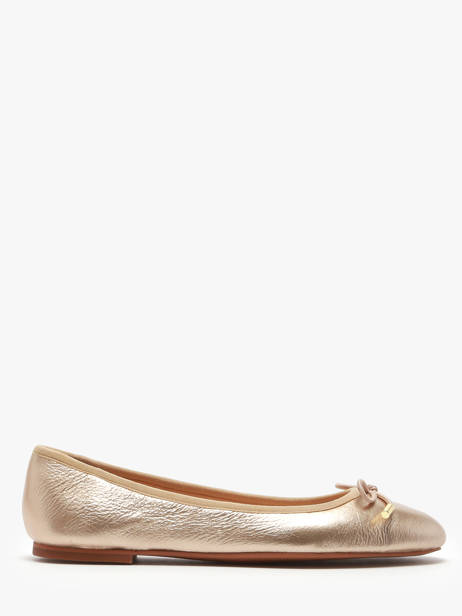 Ballerines En Cuir Inuovo Or women B16003