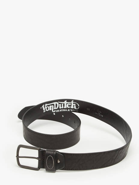 Ceinture Ajustable Von dutch Noir belt HELOS vue secondaire 3