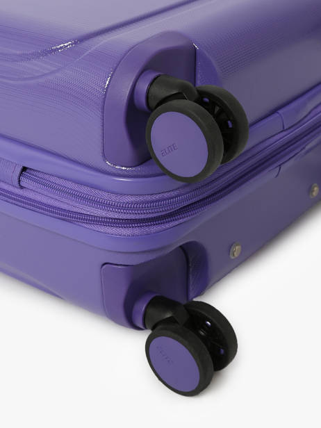 Valise Cabine 55x35x20-25cm Elite Violet pure bright E2121B vue secondaire 2