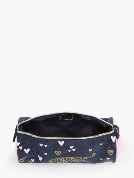 Trousse 1 Compartiment Milky kiss Bleu heart of gold 4419 vue secondaire 1