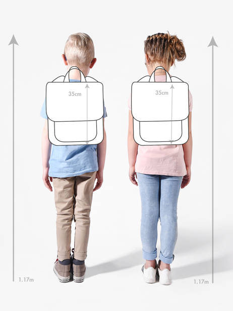 Mini Backpack Mickey and minnie mouse Beige good times only 3902 other view 1