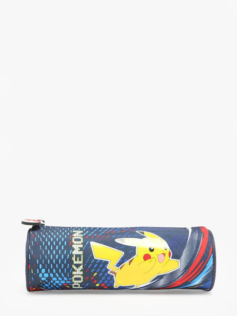 Trousse 1 Compartiment Pokemon Bleu energie electrique 23KK207P