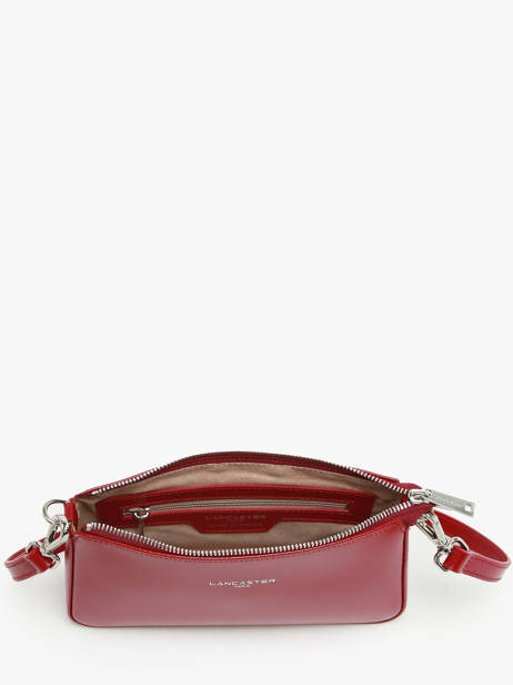 Sac Baguette Suave Cuir Lancaster Rouge suave even 14 vue secondaire 3