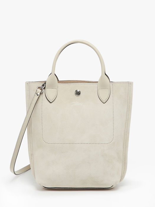 Longchamp Cabas longchamp velours Sacs porté travers Beige