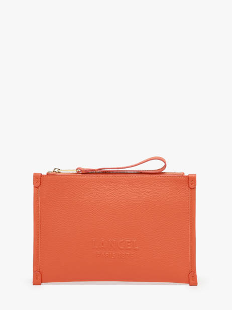 Pochette Zippée Jour Cuir Lancel Orange jour A13174