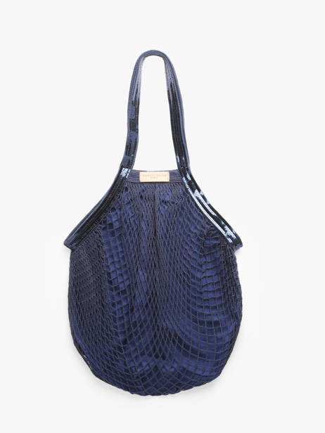 Sac Porté épaule Filet Coton Vanessa bruno Bleu filet 26V40700