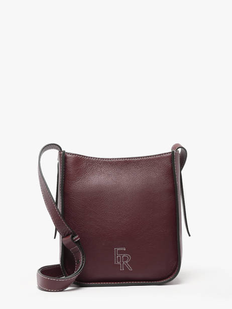 Sac Bandoulière Foudre Cuir Etrier Violet foudre EFOD087S