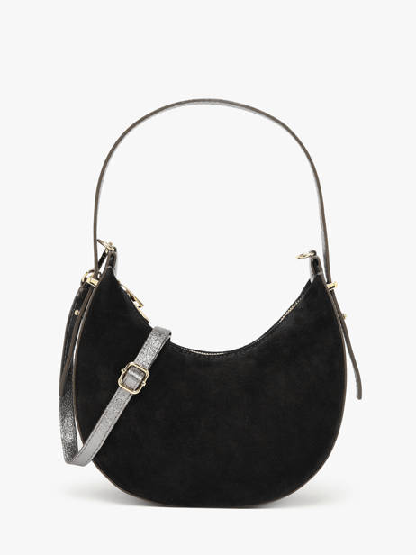 Sac Porté épaule Velvet Cuir Milano Noir velvet VE24063