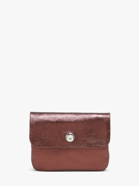 Porte-monnaie Nine Cuir Milano Marron nine NI22042N