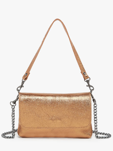 Sac Bandoulière Nine Cuir Milano Or nine NI24063