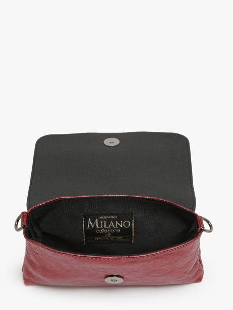 Sac Bandoulière Nine Cuir Milano Rouge nine NI24063 vue secondaire 3